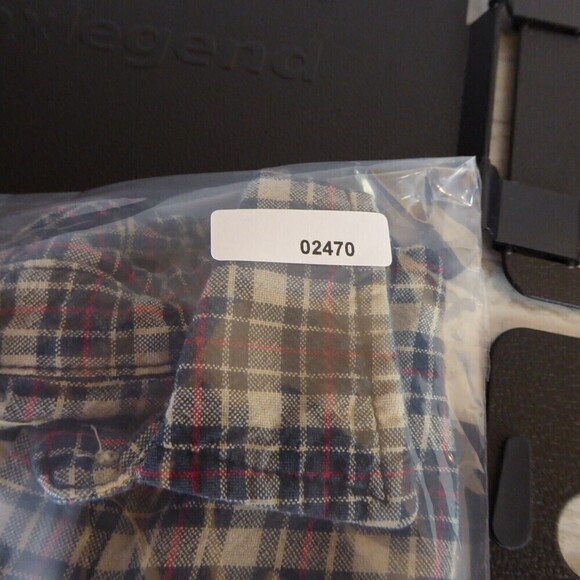 Ralph Lauren Denim & Supply Shirt Womens Small Black Tan Flannel RL Tomboy - Picture 7 of 7